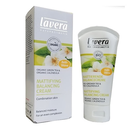 Lavera Mattifying Balancing Cream W/Organic Green Tea & Calendula - Combination Skin