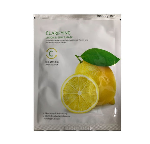 Beauu Green Clarifying Lemon Essence Sheet Mask