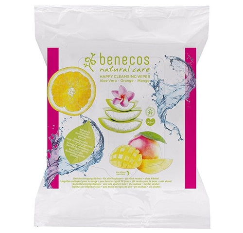 Benecos Facial Cleansing Wipes - 25 Pack