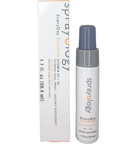 Sprayology EveryDay Sunshine Vitamin D3+K2 Support Oral Vitamin Spray