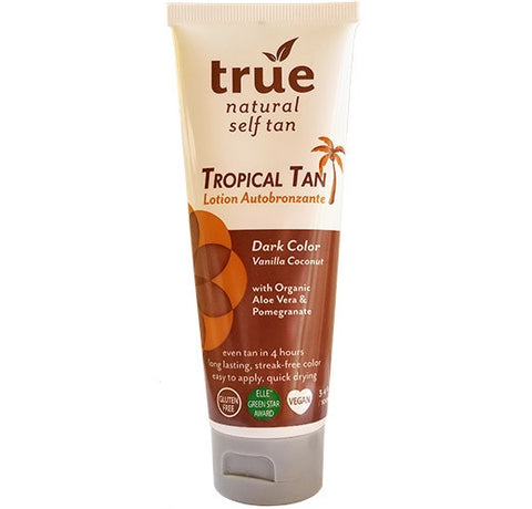 True Natural Organic Self Tanner Tropical Tan - Dark